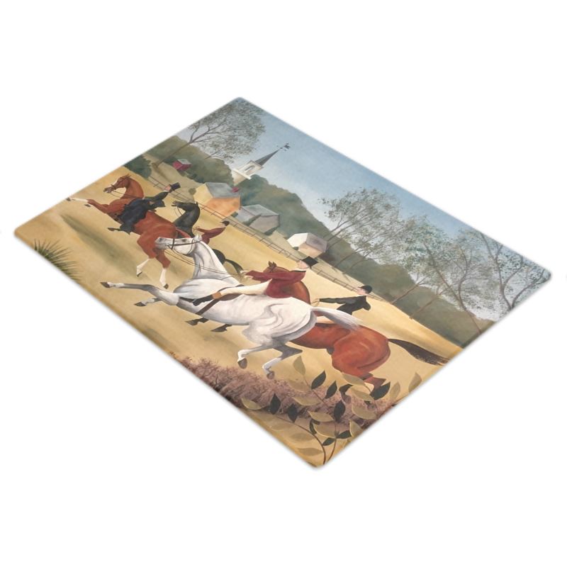 Village Meet Glass Chopping Board