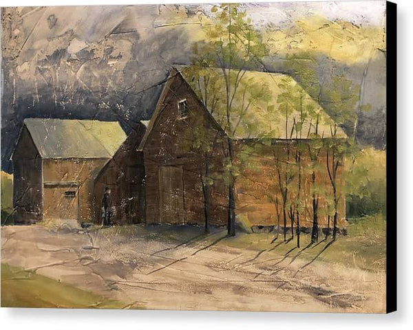Black Hill Rd Barn - Canvas Print