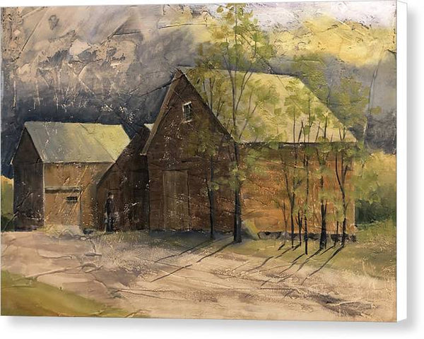 Black Hill Rd Barn - Canvas Print