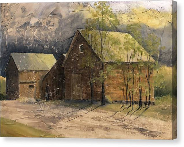 Black Hill Rd Barn - Canvas Print