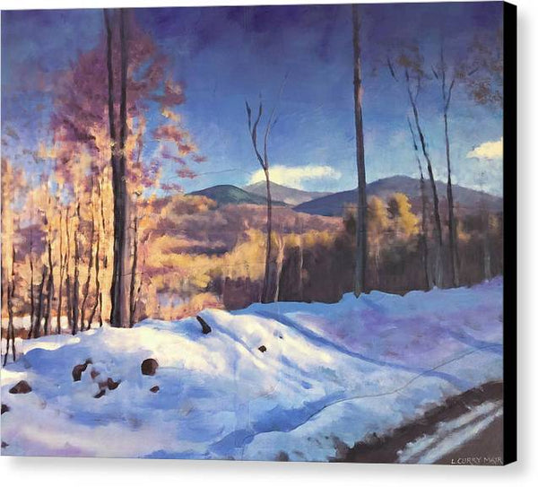 Blues of Winter - Canvas Print