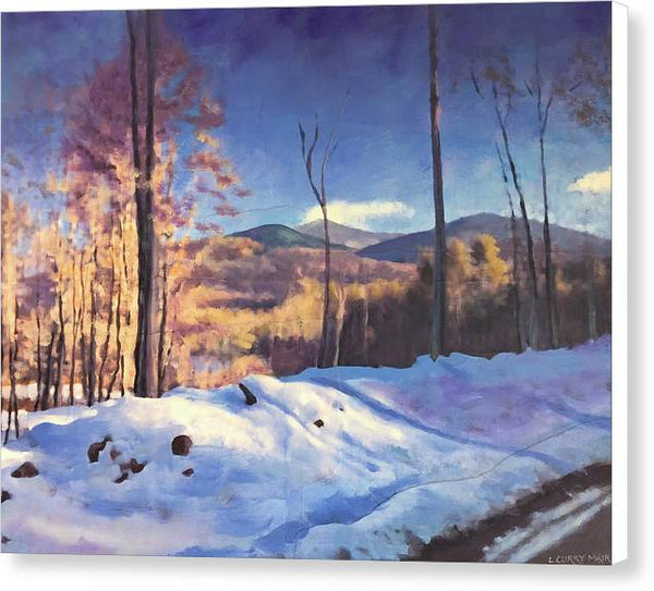 Blues of Winter - Canvas Print