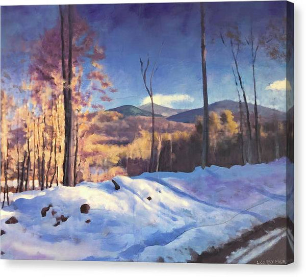 Blues of Winter - Canvas Print