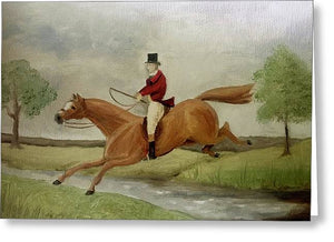 Clearing the Brook - Greeting Card