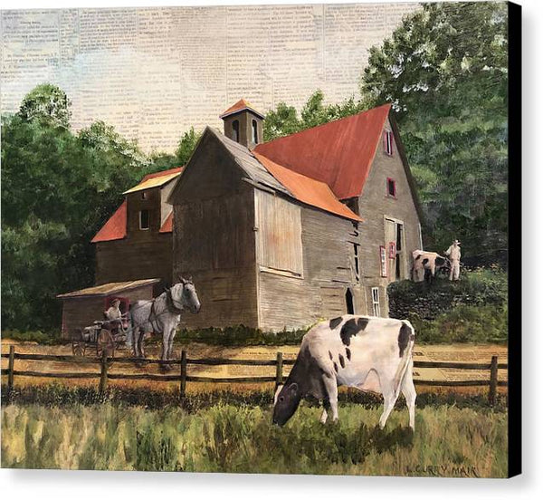 Greenbush Barn - Canvas Print