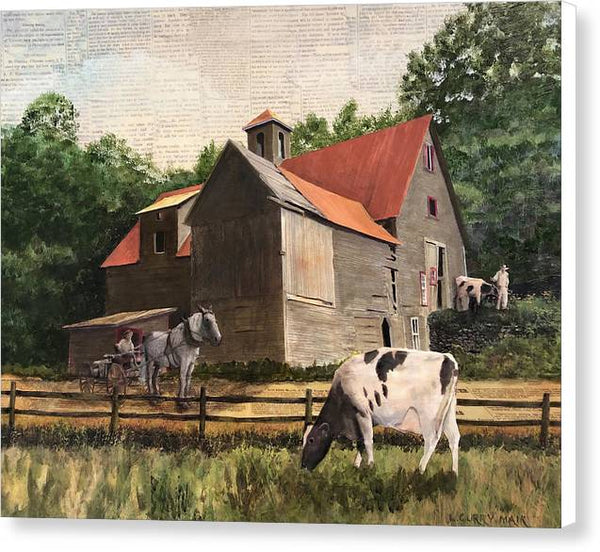 Greenbush Barn - Canvas Print