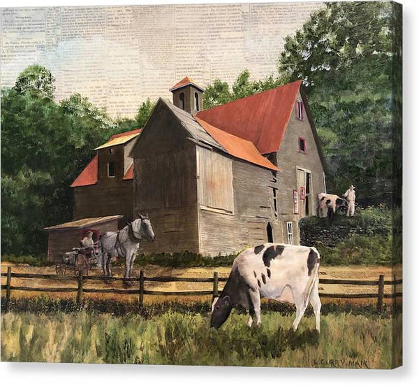 Greenbush Barn - Canvas Print