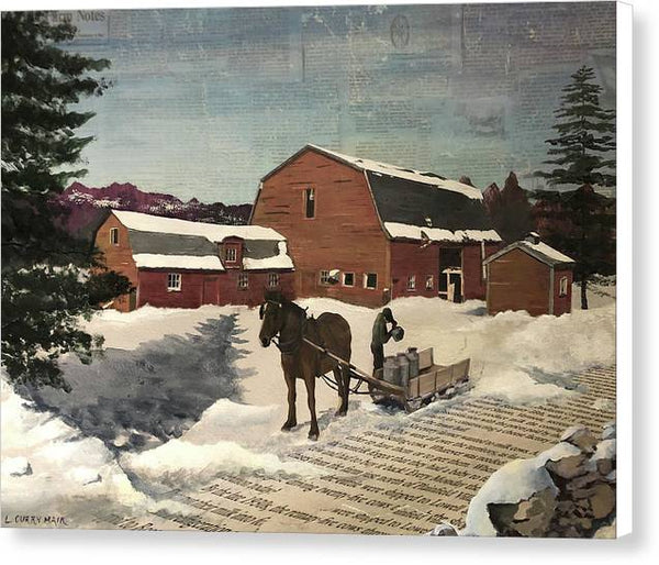 Hackett Barn - Canvas Print