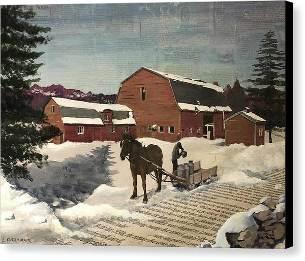 Hackett Barn - Canvas Print