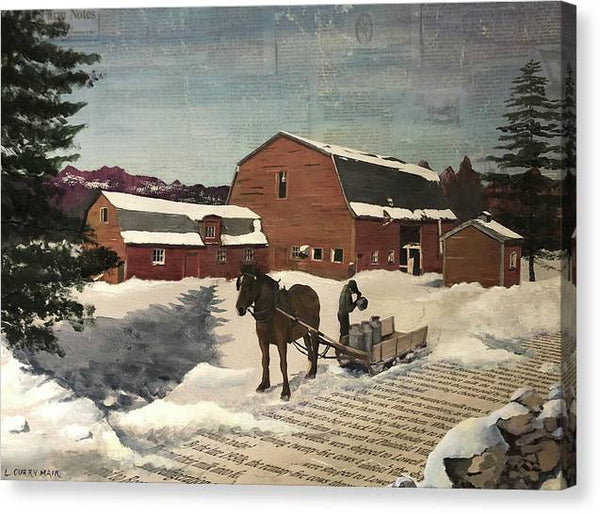 Hackett Barn - Canvas Print