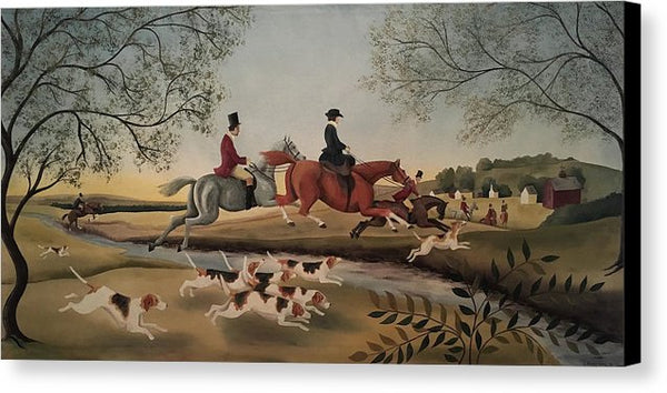 Navigating The Brook - Canvas Print