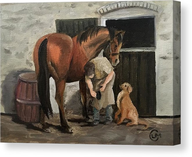 The Farrier - Canvas Print