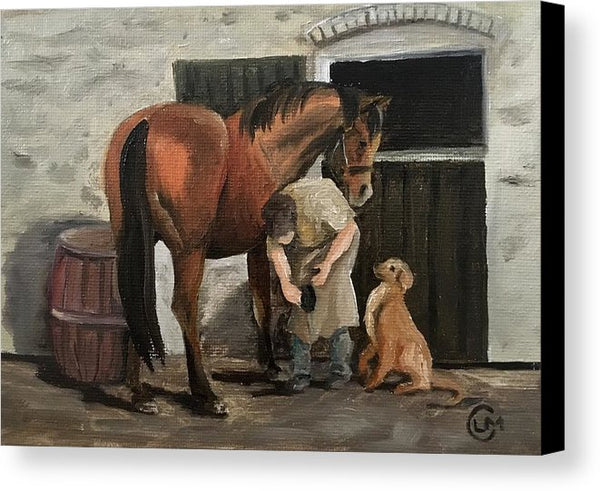 The Farrier - Canvas Print