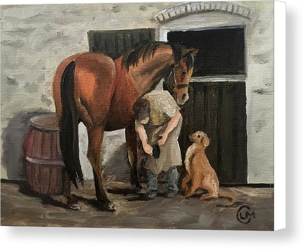 The Farrier - Canvas Print